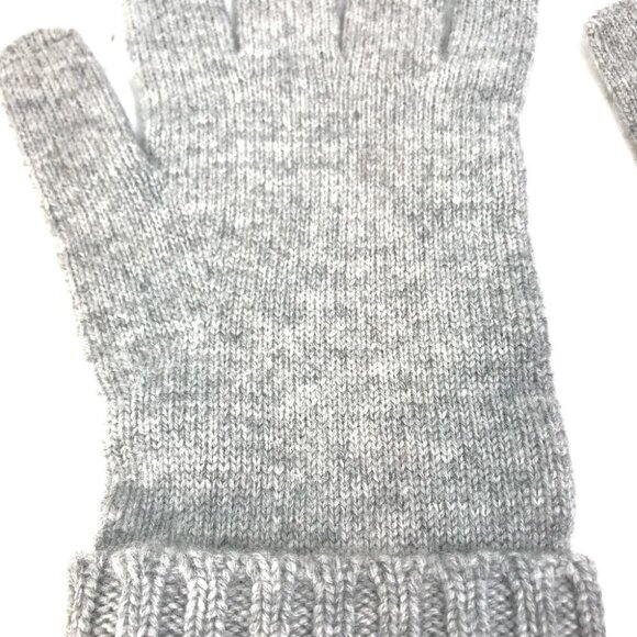 LOUIS VUITTON M72679 Damier leather patch Gonhelshinki gloves Cashmere gray - Picture 2 of 10